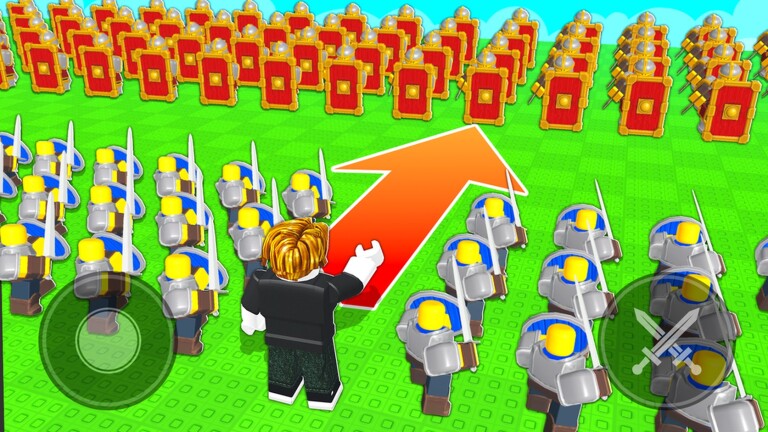 Official Command An Army screenshot showing a coordinated blue army